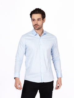 Camisa Básica Trajano's Manga Longa - Tricoline com Elastano na internet