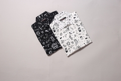 Imagem do Camisa Manga Curta Estampa Exclusiva Ilustrações - Viscose