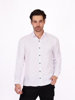 Camisa Manga Longa Tecido Premium Texturizado - Não amarrota - loja online