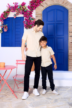 Camisa Pai e Filho Flamê/ Compre a adulto e ganhe a infantil na internet