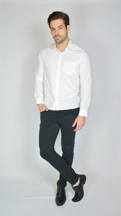 Camisa Manga Longa Básica -Tradicional - Tecido não amarrota - Trajano's