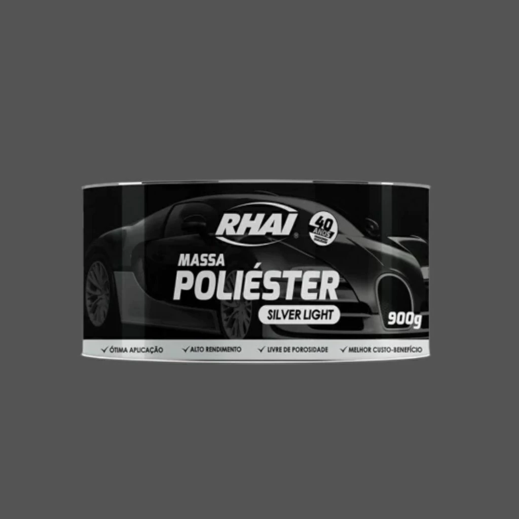 Massa Silver Light 900g e Catalizador 27g - RHAI