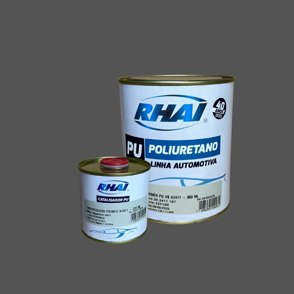 Kit Primer PU A2411 900ml e Catalizador A2411 225ml - RHAI