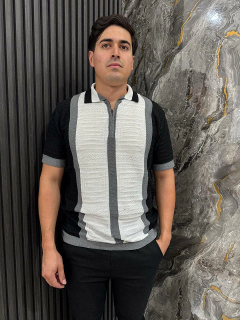 Polo Tricolor Cierre DB - comprar en línea