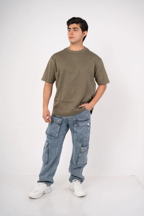 PLAYERA BÁSICA OVERSIZED - comprar en línea