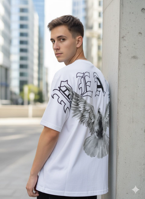 Playera Oversize Peace - comprar en línea