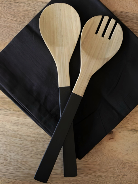 Cubiertos para Ensalada Bambú