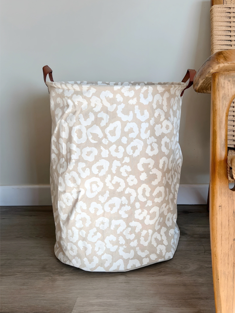 Cesto de ropa Lathi Leopardo - comprar online