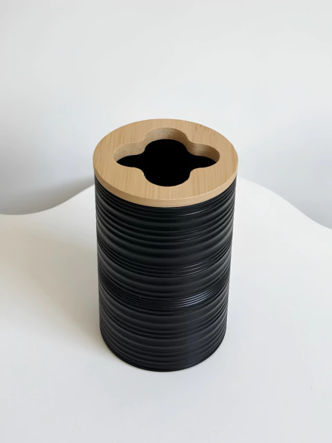 Porta cepillo Leslie Negro - comprar online