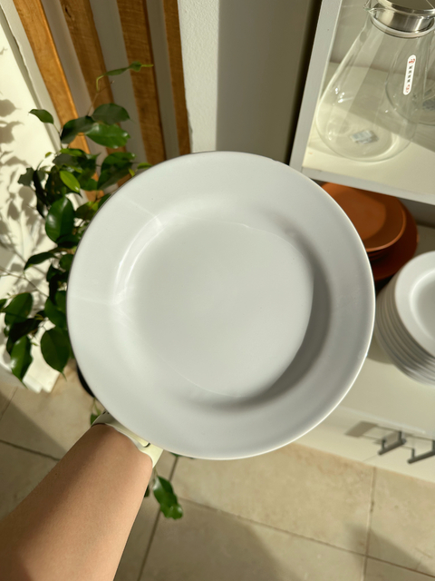 Plato playo Donna blanco