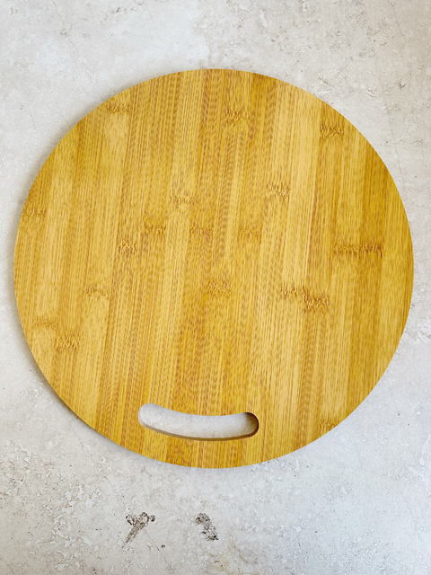 Tabla de Madera Circular