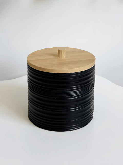 Frasco Algodón Leslie Negro - comprar online