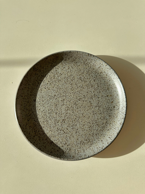 Plato postre Flat Grey - comprar online
