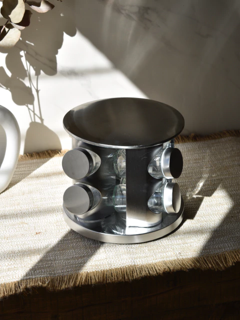 Especiero Silver 8 frascos - comprar online