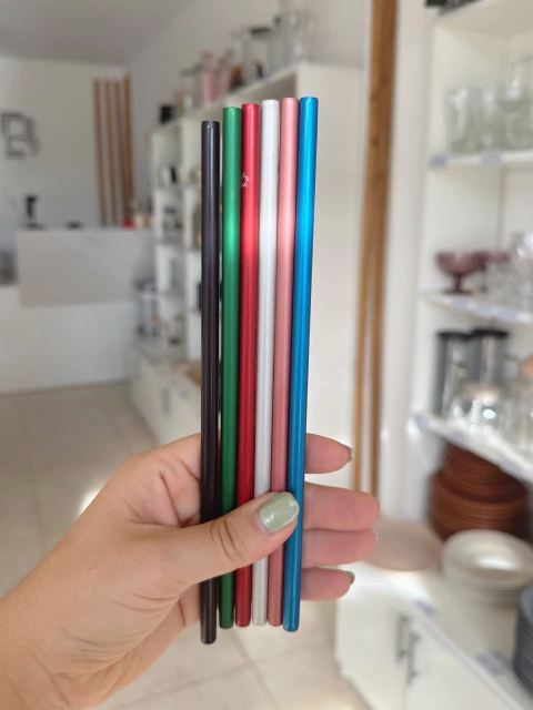 Sorbete Recto Aluminio Color - comprar online