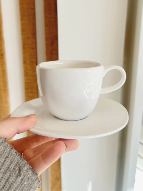 Taza y Plato Ryo White - comprar online