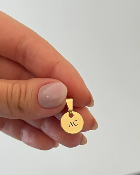 Pingente Personalizado com a sua inicial