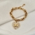 Pulseira Coração Madrepérola Personalizada Letra na internet