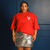 CAMISETA OVER VERMELHOU ITENS - loja online