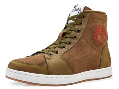 Tenis para moto urbano olivo de Piel Unisex con protecciones Atacama Fermin - ATACAMA