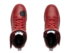 Tenis para moto Jeremy de Piel Unisex Rojo con protecciones Atacama - tienda en línea