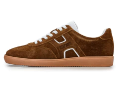 Tenis Sneakers Cómodos JUSTIN Atacama Gamuza De Piel café - comprar en línea