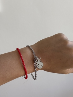 PULSERA TIFFANY 5MM DIJE PRINCIPITO MINI - comprar online