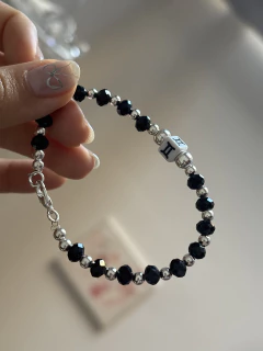 PULSERA CRISTALES 6MM SIGNOS DEL ZODIACO ACERO BLANCO (GÉMINIS) - comprar online