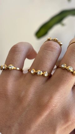 ANILLOS FIKA GOLD (TRES BRILLOS) - tienda online