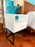 Mesa de luz - Lagani blanca - Pueblo Muebles