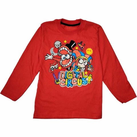 Camiseta de nene digital circus