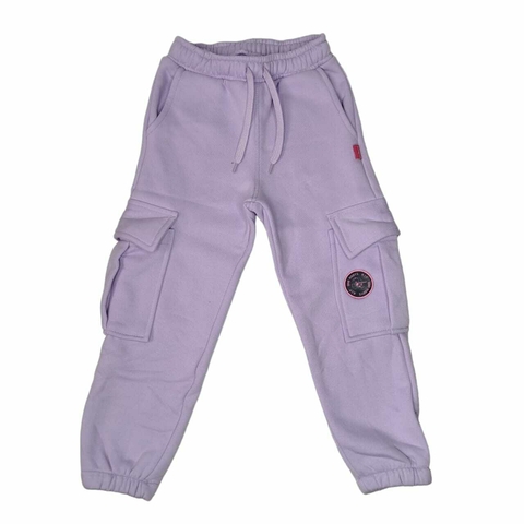 Pantalon cargo frizado de nena
