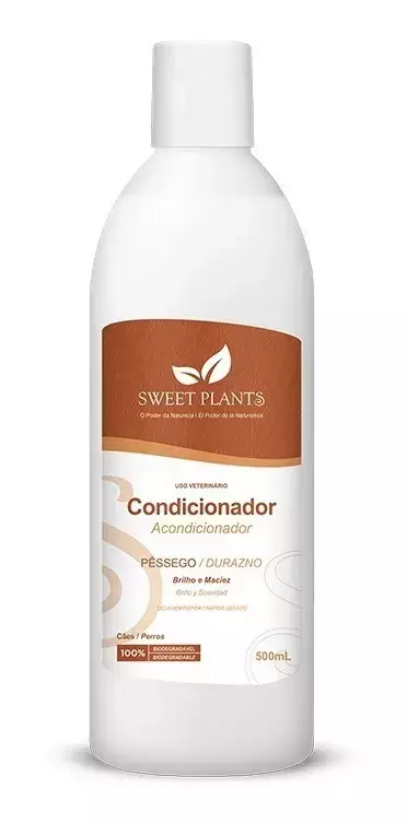 Condicionador Para Cães Sweet Plants Pêssego 500ml