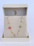 Conjunto Gargantilha e Pulseira Flor de Contas Colorido - loja online