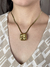 Conjunto Colar e Brinco Design Quadrado - comprar online