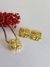 Conjunto Colar e Brinco Design Quadrado - comprar online