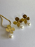 Imagem do Conjunto Colar e Brinco Flor com Perola