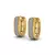 Brinco Argola Retangular Com 80 Pedras Moeda Antiga - comprar online