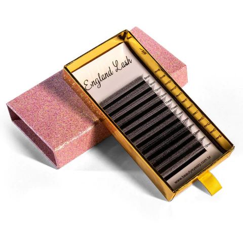 Cilios 4D Curvatura C England Lash Volume Inglês Extensão - comprar online