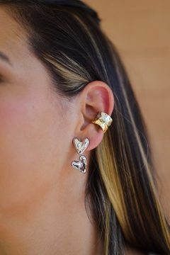 Piercing Largo Martelado Prata - comprar online