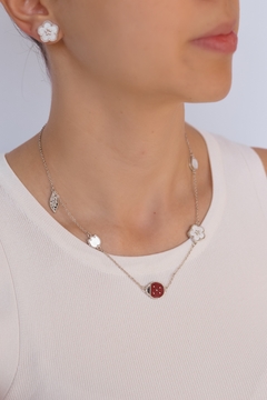 Conjunto com Charms Prata - comprar online