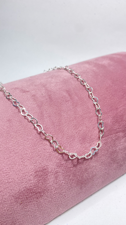 Choker elos corações