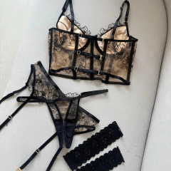 LIGUERO CROP TOP LIA - Divina Mujer Lencería