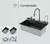 Bacha Cocina Inteligente Smart Griferia Multifuncion Digital - comprar online