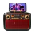 Radio Recargable Am Fm Linterna Soporte Celular Multibanda - comprar online