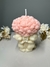 Vela Aromática Ursinhos com Buquê de Flores 130g