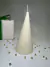 Vela Aromática Cone Listrado Natalino 240g - Velas Perfumadas | Velas Decor | Presentes | Lembrancinhas | Cuidados Pessoais | Aromatizadores de Ambiente