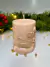 Vela Aromática de Natal Pilar Baixo Decorado Natalino 240g