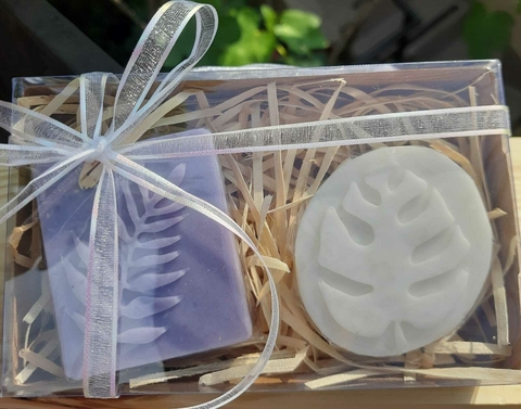 Kit 2 Sabonetes Vegetais Lavanda Karité Aloe Vera 180g