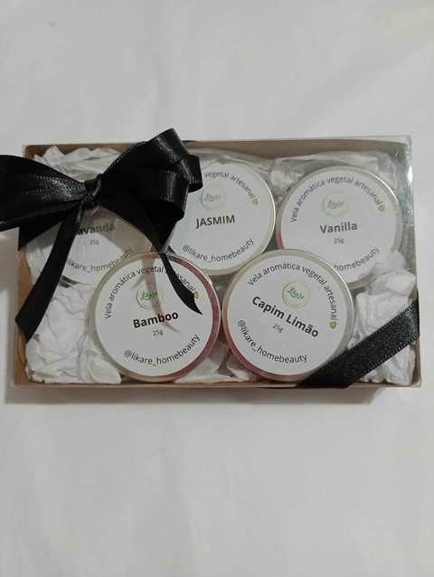 Kit 5 Mini Velas Perfumadas Pocket 25g